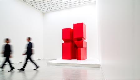 Tentoonstelling moderne kunst